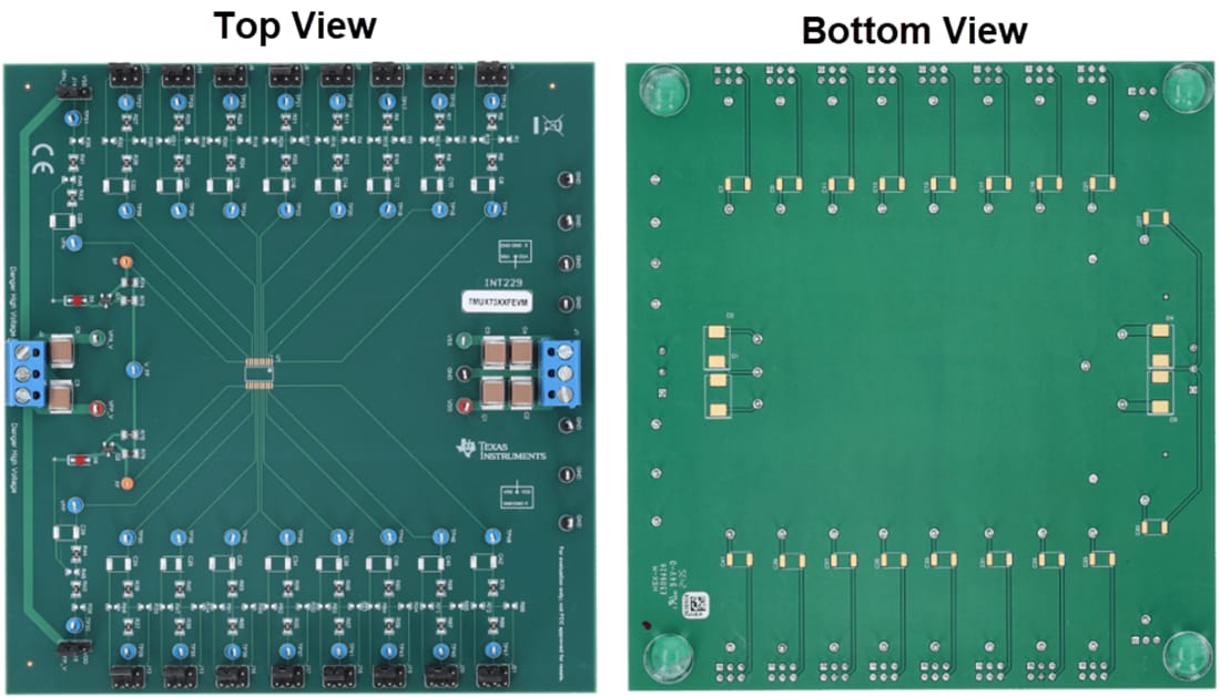 機械図面 - Texas Instruments TMUX73XXF-EVMマルチプレクサ評価モジュール