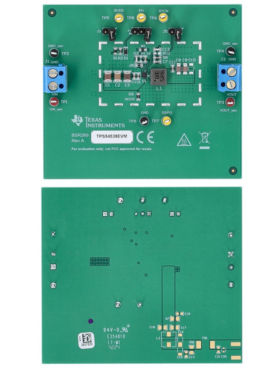 Texas Instruments TPS54538EVM 評価モジュール