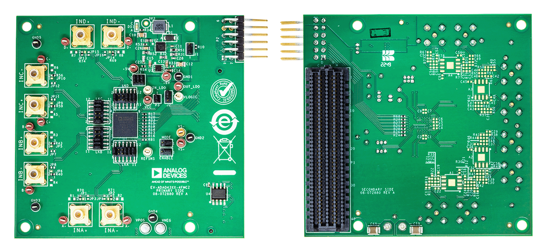 Analog Devices Inc. EV-ADAQ4370、EV-ADAQ4380、EV-ADAQ4381ボード