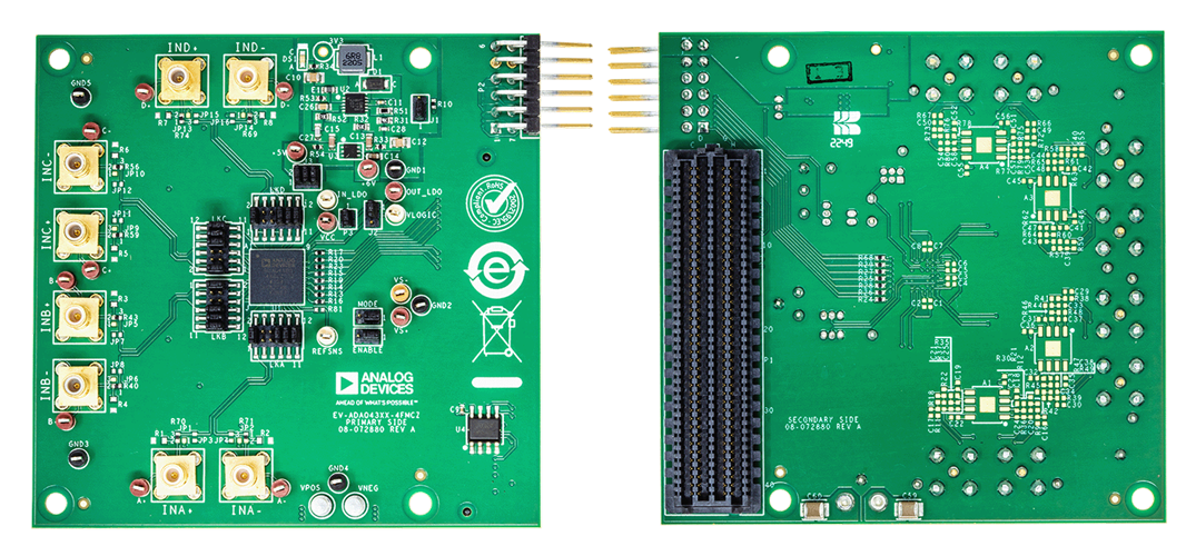 Analog Devices Inc. EV-ADAQ4370、EV-ADAQ4380、EV-ADAQ4381ボード