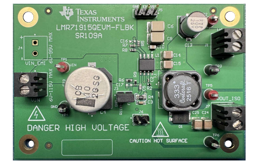 Texas Instruments LMR71915EVM-FLBK Fly-Buck™ コンバータ評価モジュール