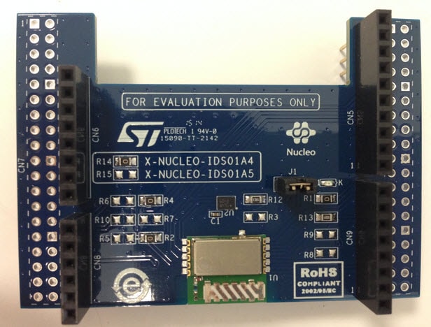 X-NUCLEO-IDS01A4 Sub-1 GHz RF拡張ボード