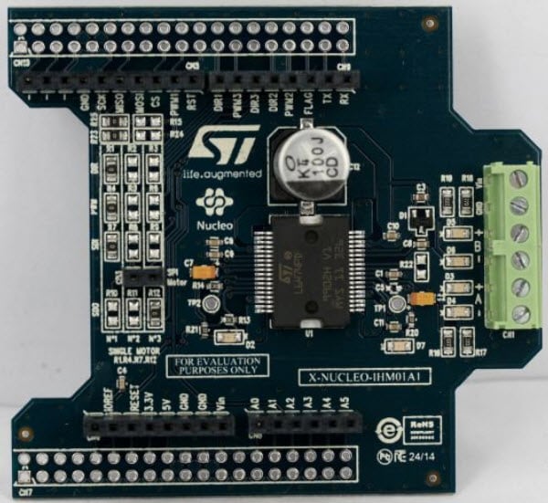 X-NUCLEO-IHM01A1ステッパモータドライバ拡張ボード