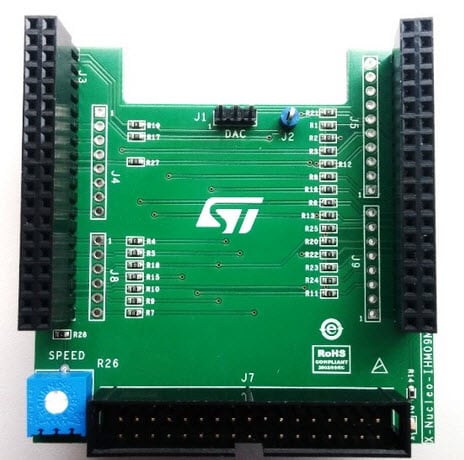 X-NUCLEO-IHM09M1モータ制御コネクタ拡張ボード