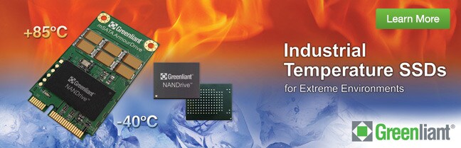 Greenliant GLS86 mSATA ArmourDrive™ソリッドステートドライブ（SSDs）