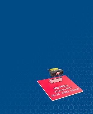 Molex NearStack PCIeコネクタおよびケーブルアセンブリ