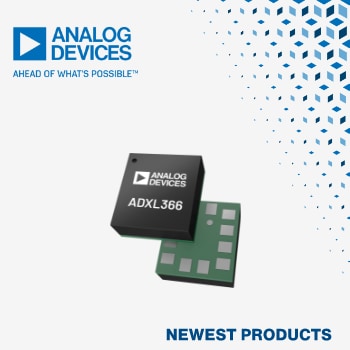 Analog Devices ADXL366 3軸デジタル出力MEMS 加速度センサの取り扱い開始