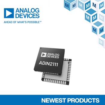 Analog Devices「ADIN2111 2ポートイーサネットスイッチ」の取り扱いを開始