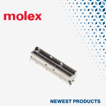 Molex Miniクールエッジコネクタとケーブルアセンブリの取り扱いを開始