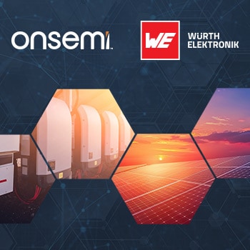 onsemiとWürth Elektronikと提携し、次世代の太陽光発電および蓄電システム向けのソリューションを提案