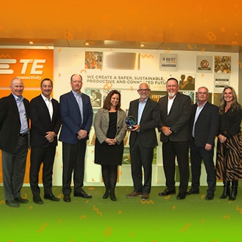 TE Connectivityよりグローバル高品質サービス・ディストリビュータ・オブ・ザ・イヤー賞を受賞