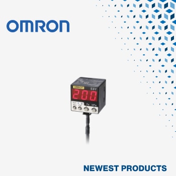 Omron Electronics デジタルディスプレイ搭載 E8Y-Lマイクロ圧力センサの取り扱いを開始