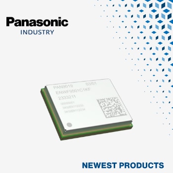 Panasonic Industrial DevicesのPAN9019及びPAN9019A Wi-Fi® 6デュアル・ワイヤレス・モジュールの取り扱いを開始