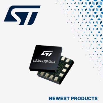 STMicroelectronics 6軸慣性計測ユニットLSM6DSV80X 
