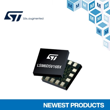 STMicroelectronicsの 「LSM6DSV16BX iNEMO 3軸加速度計とジャイロスコープ」の取り扱いを開始
